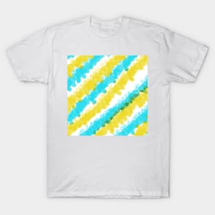 Teal & Lemon Bright Splatter T-Shirt